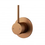 Otus Brushed Copper Slimline SS Lever Up Wall Mixer Otus Brushed Copper Slimline SS Lever Up Wall Mixer